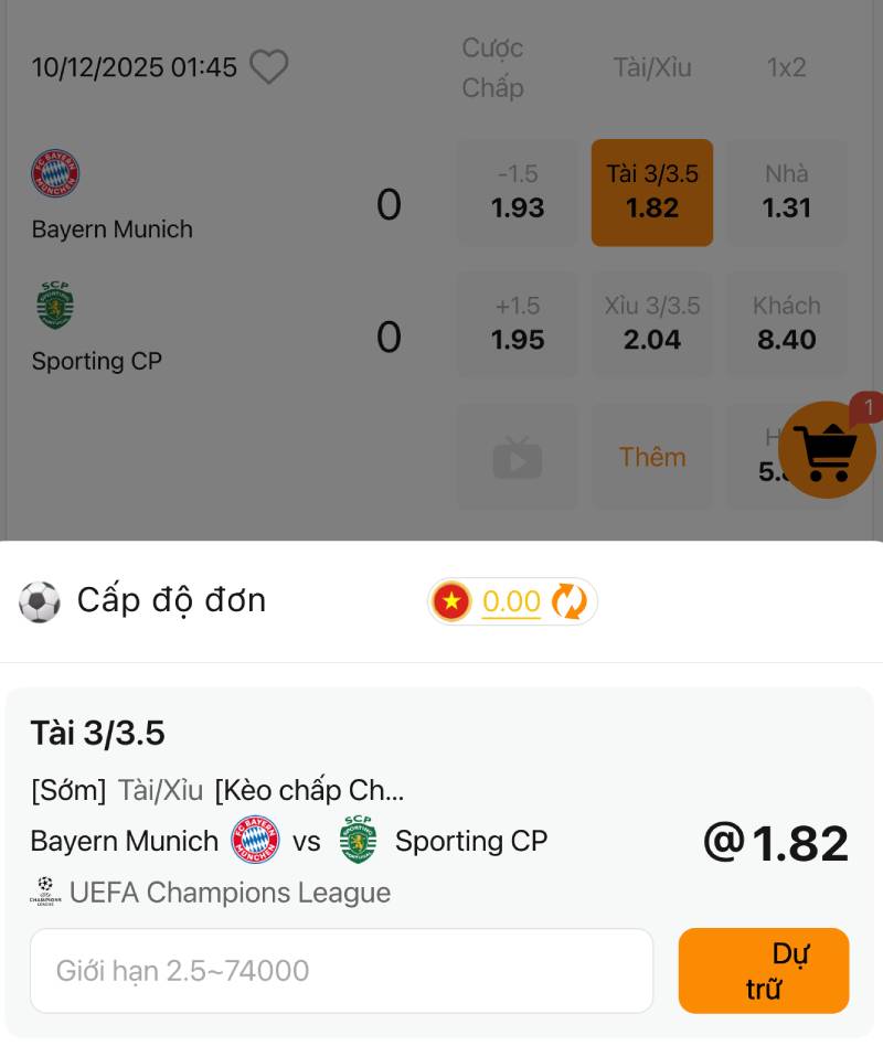 Bắt tài xỉu đúng thời điểm để thắng đậm