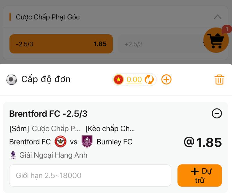 Chọn đúng thời điểm vào kèo