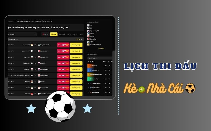 Lịch thi đấu là gì?