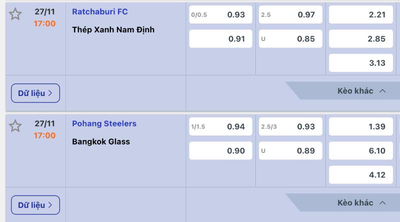 Phong độ chênh lệch vừa đủ