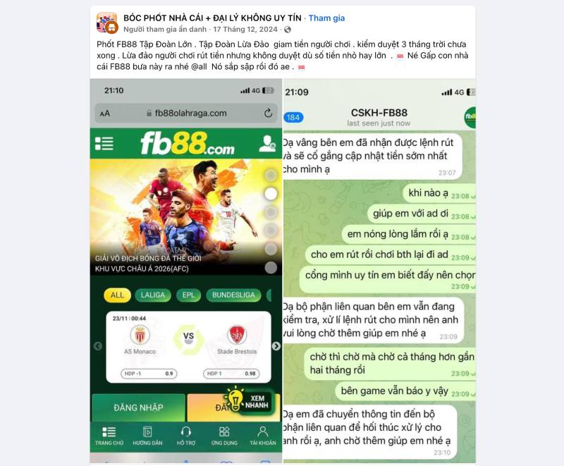 Fb88 Lừa Đảo? Nhận Định Từ Người Có Kinh Nghiệm Cá Cược 3 Vi sao nhieu nguoi nghi FB88 lua dao